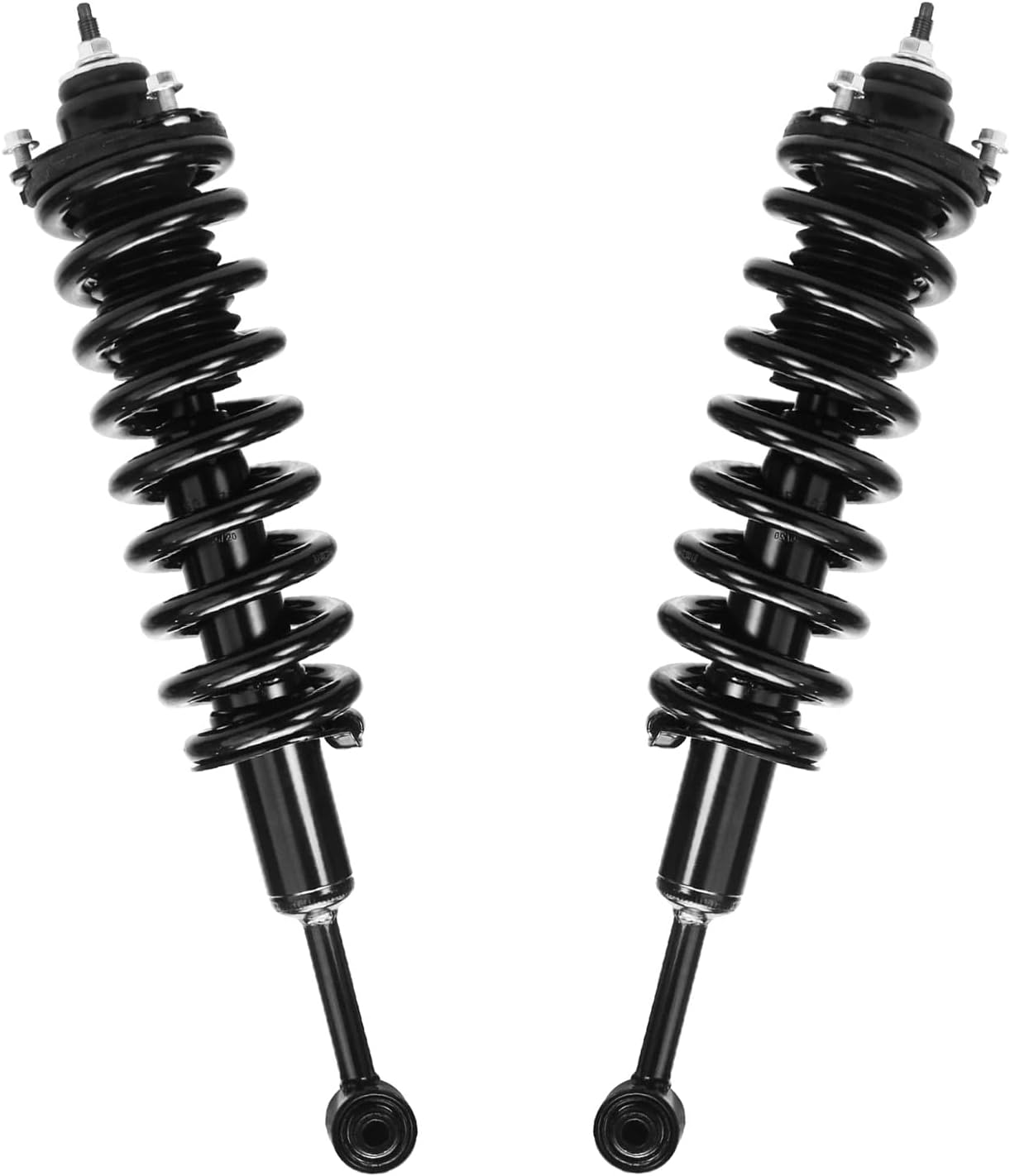 Detroit Axle - 4WD Front Struts Kit for 2005-2015 Toyota Tacoma, 2 Struts with Coil Spring Assembly 2 Sway Bars 2006 2007 2008 2009 2010 2011 2012 2013 2014 Replacement Suspension Kit