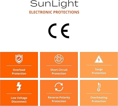 Miniatura 4 de Morningstar - Controlador de carga solar de 10 A para baterías de 12 V controlador de panel solar para iluminación controlador de batería