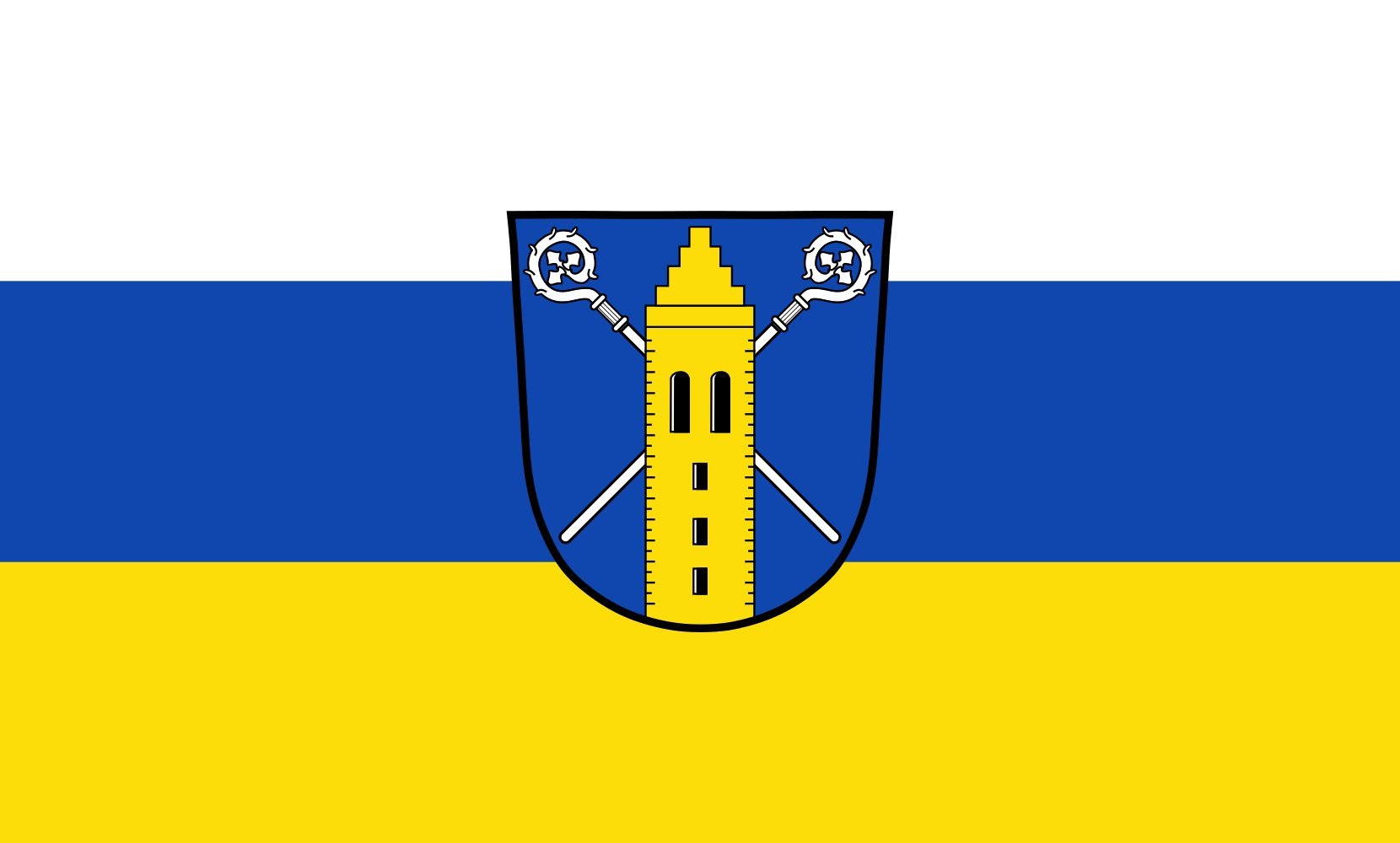 Drapeau paysage Ilmmünster grand format 1.35m² en maille haute qualité