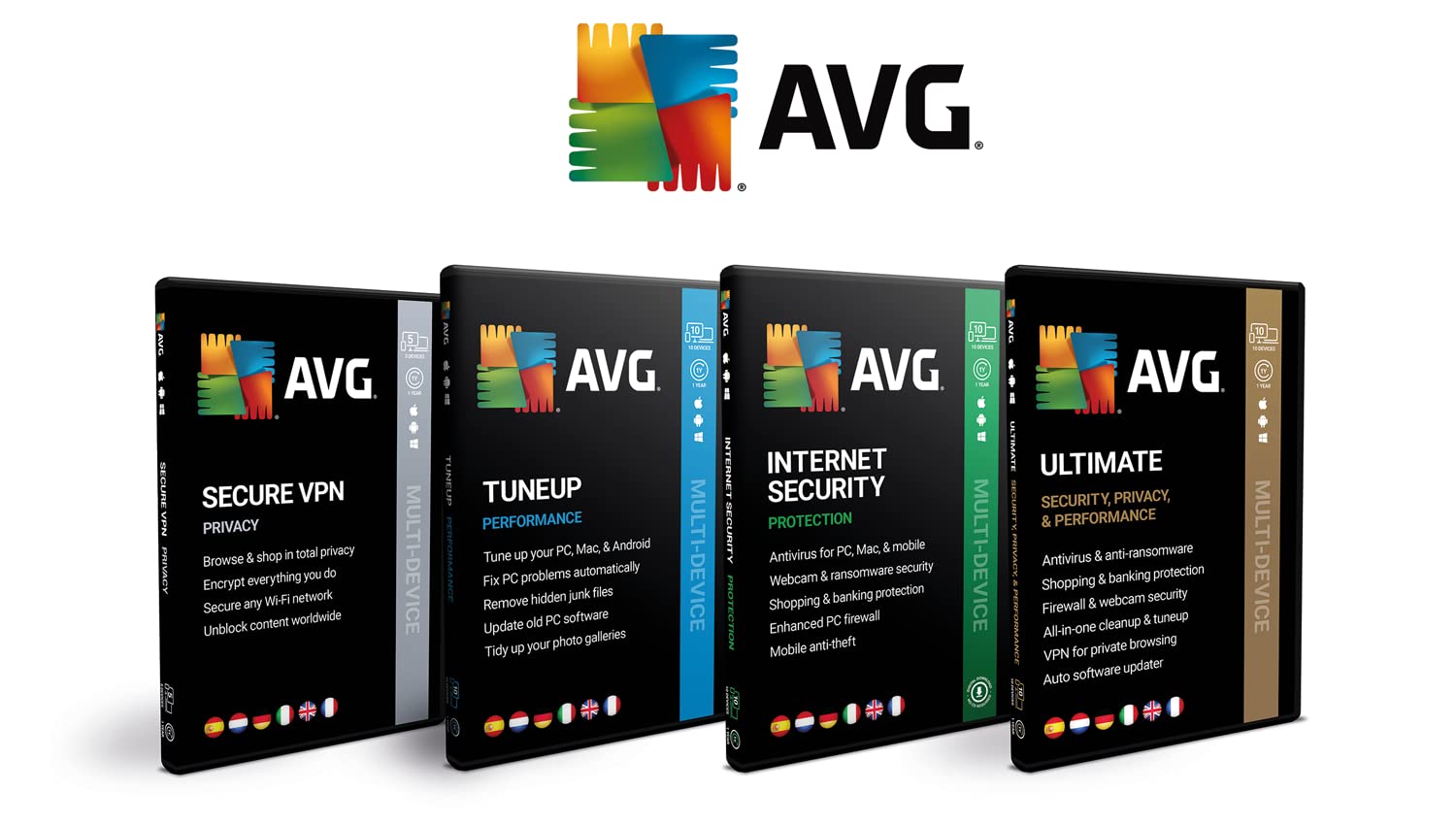 AVG TuneUp 2026 | Multidispositivo | 10 dispositivos |1 Año | Elimina los archivos basura y acelera el sistema operativo | PC/Mac/Android