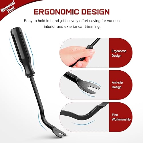 Miniatura 5 de Nilight Kit de herramientas de eliminación de molduras automáticas de 8 piezas, kit de herramientas de extracción sin arañazos para panel de tablero