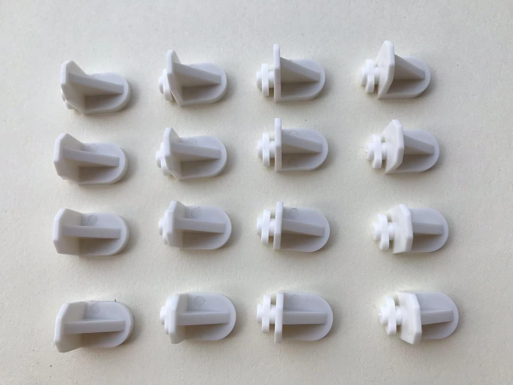 Twist-in Shelf Support Pins (16 Pack) for Kitchen Cabinets, Bookcases, Shelves