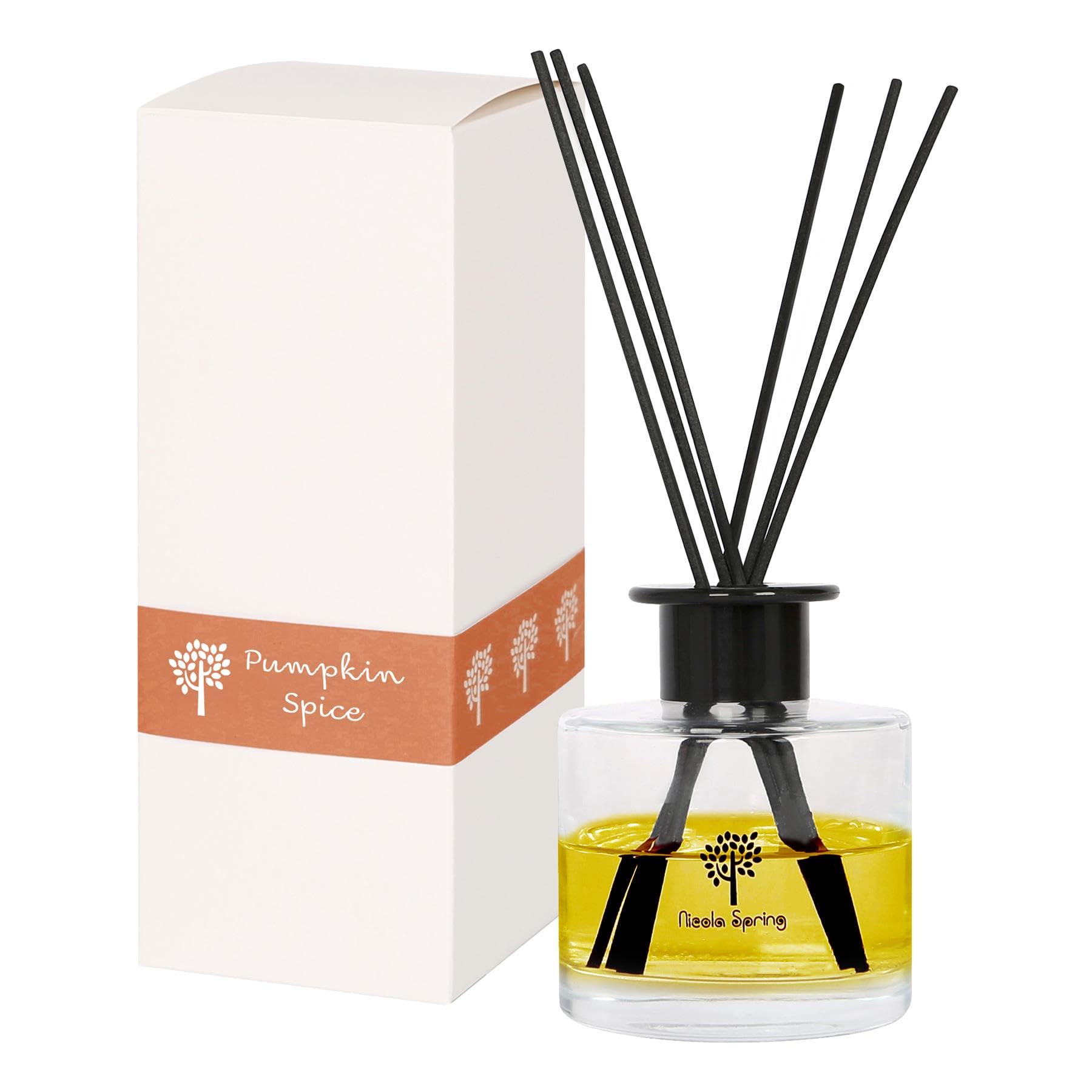 Nicola Spring Pumpkin Spice Reed Diffuser 200ml Autumn Spiced Home Scent