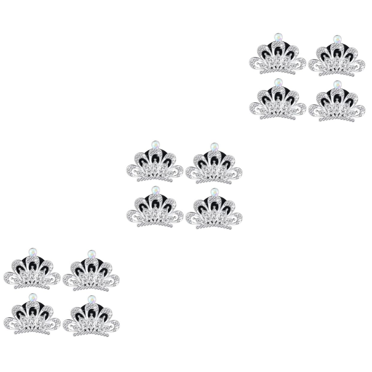 SOLUSTRE 12 Stk Parfüm-Clip Autozubehör für die Autolüftung Parfümclip fürs Auto clipse für kfz auto auto aromatherapie clip Autoaroma entlüften Strasssteine Weiß