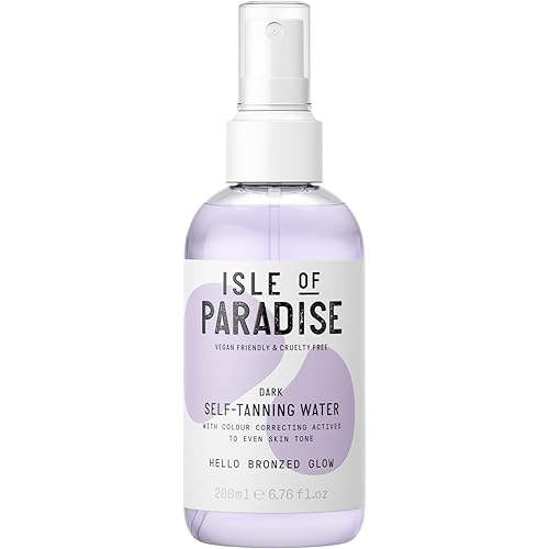 Isle of Paradise Self Tanning Water - Color Correcting Self Tan Spray for Bronze Glow, Vegan and Cruelty Free