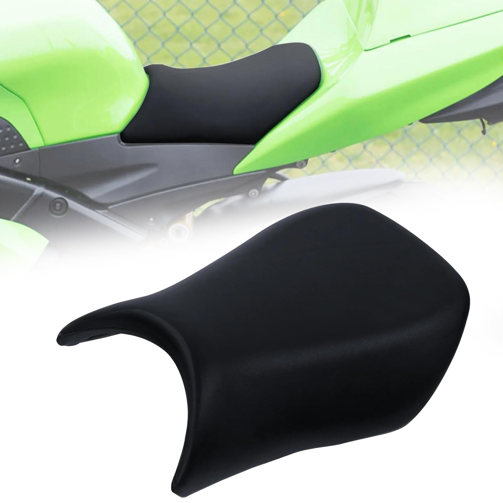 Siège Conducteur Moto Anti Glisse pour Kawasaki Ninja ZX6R 2005