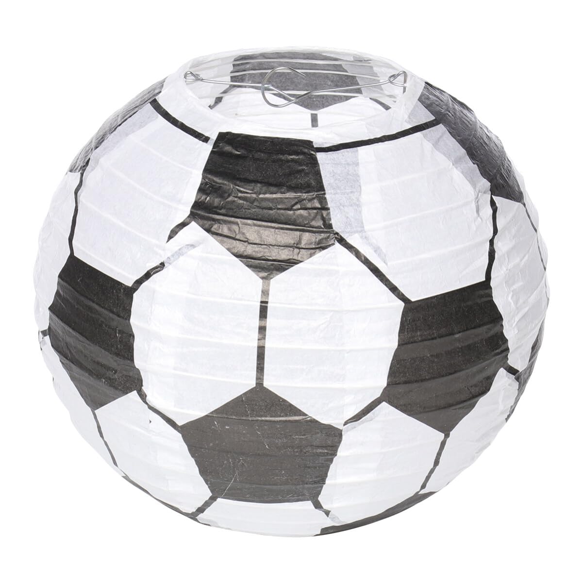 Lanternes Papier Football Lot De 2 - Décoration Fête Enfant - DIY à Assembler - Pour Chambre, Classe, Anniversaire - 5