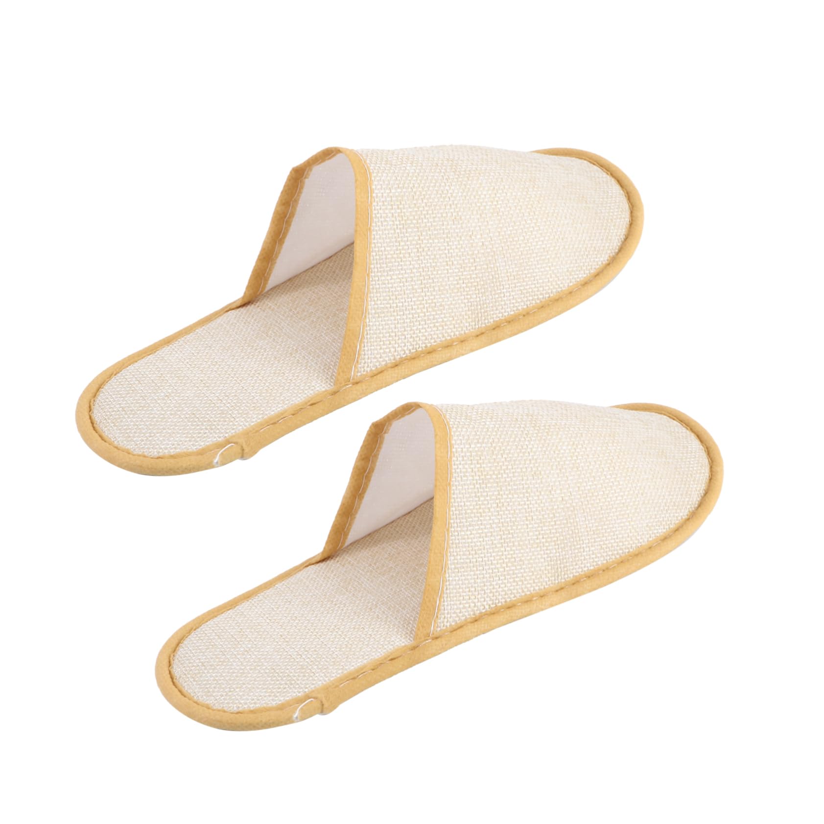 Mikinona 10Pairs Disposable Slippers Comfortable One Off Hotel Shoes for Home and Spa Use Lightweight Non Slip Design for Guests and Hospitality Settings