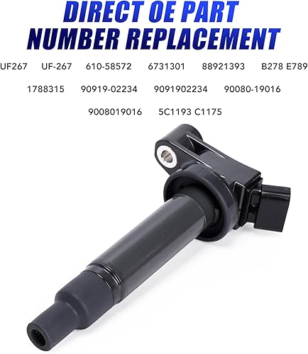 Miniatura 3 de Juego de 6 bobinas de encendido y bujías para Toyota Sienna Avalon Camry Highlander Lexus ES300 RX300 ES 300 RX 300 1999 2000 2001 2002 2003 2004