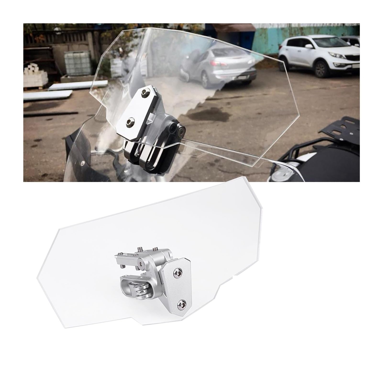 Deflectores Viento Parabrisas Universal Ajustable para Motocicleta, Deflector De Viento, Parabrisas Universal para, De Viento para