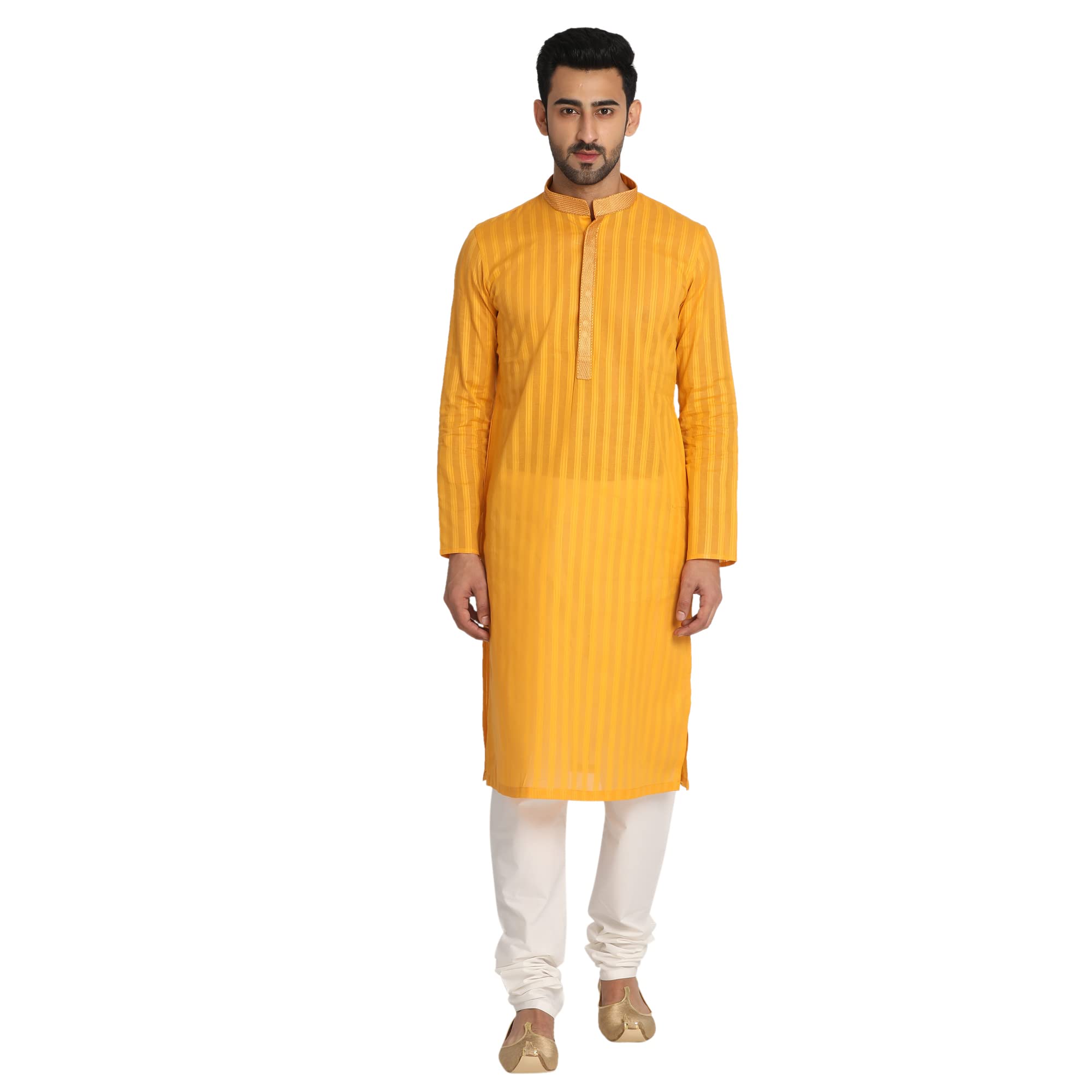 manyavar Men's Blended Kurta & Pajama Set-picture-22