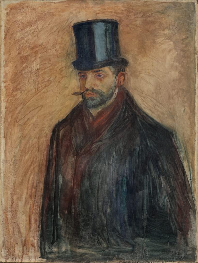 Tableau Julius Meier Graefe par Edvard Munch habillage grand mur vide - 5
