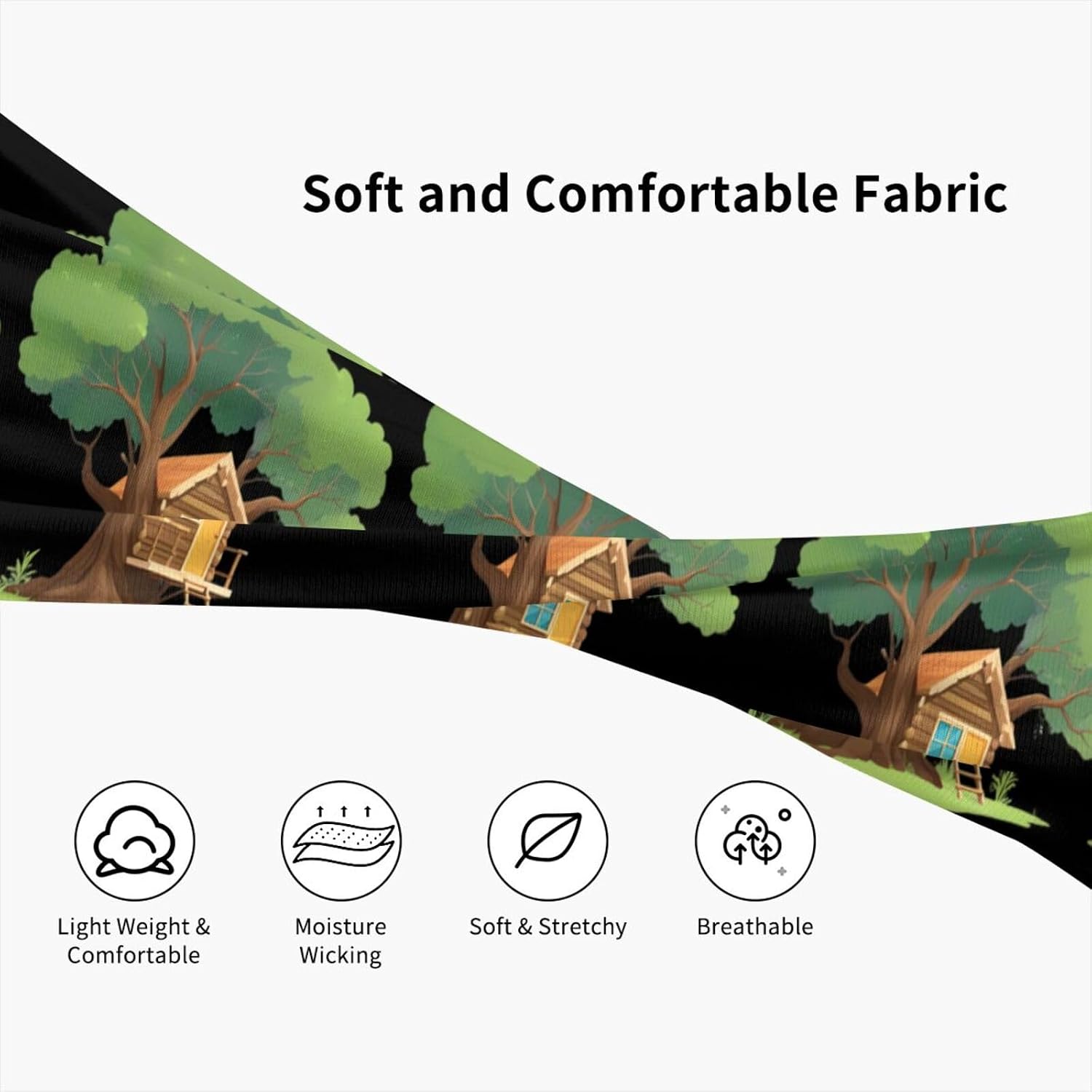 Small Cabin On A Tree Branch Sports Sweatband – Stay Dry & Confident During Every Workout