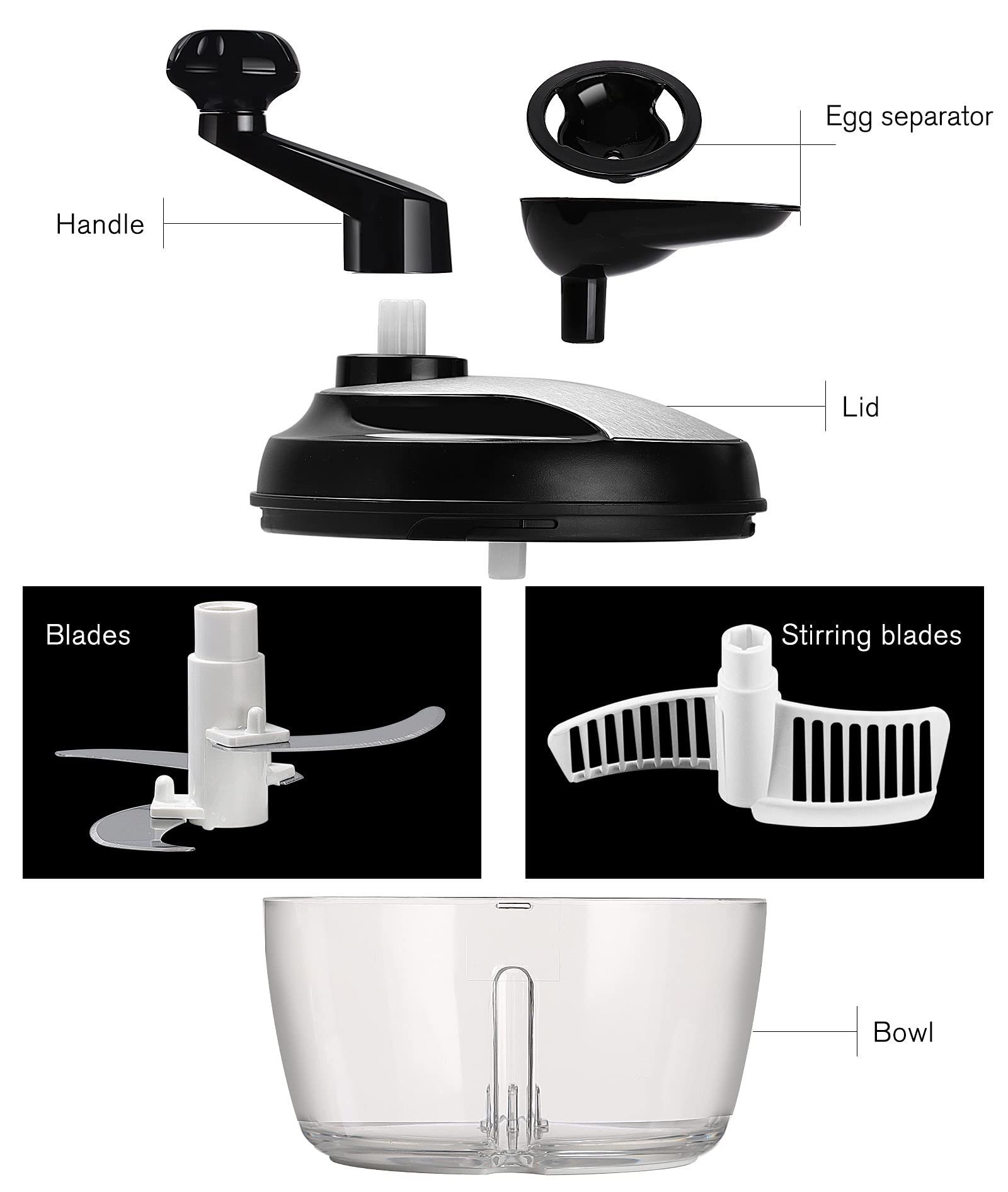 Buy KEOUKE Vegetable Food Chopper CutterHeavy Duty Chopper (7 Cups