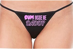 Cumplay Black String Thong Panty Cumdumpster Edition