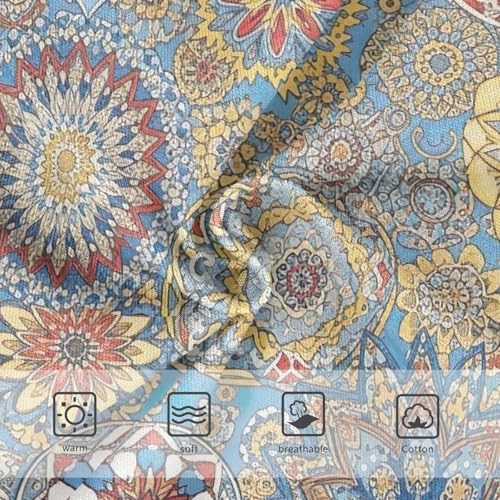 Toddler Panties, Boho Mandala Girls' Cotton Brief Underwear, 2T–8 Years3