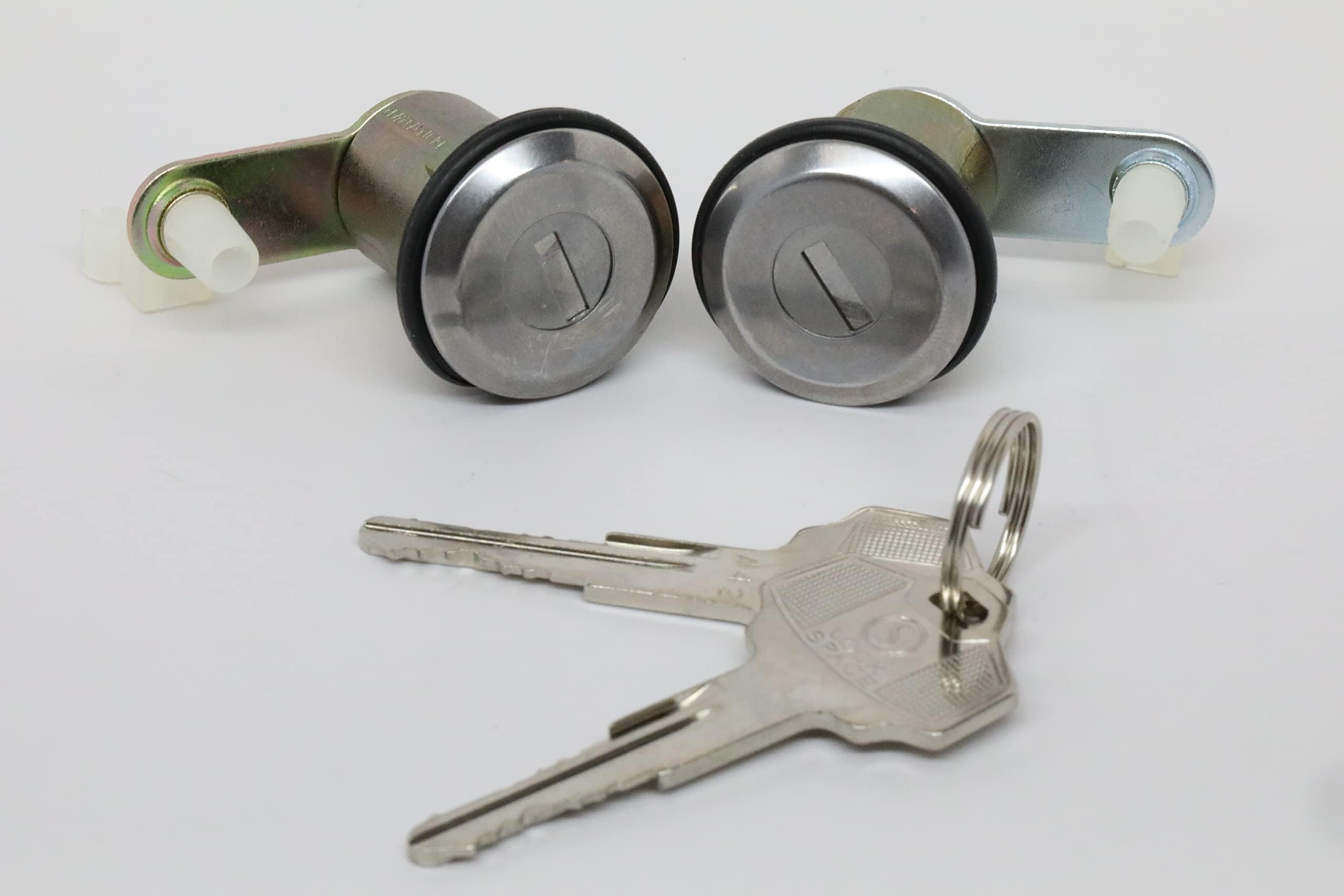 Performance PFM-627344 Door Lock Cylinder Set with Keys for Driver Side and Passenger Side