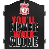 FOCO Producto oficial del Liverpool Football Club | The Reds Darts y Dartboard Gabinete, YNWA Negro (CAB074)