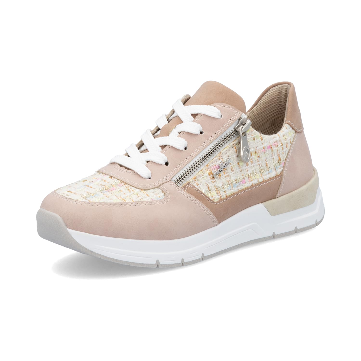 Rieker Women's Low-Top Trainers 58902, Women's Low Shoes, Loose Insole, Pink 31, 5 UK