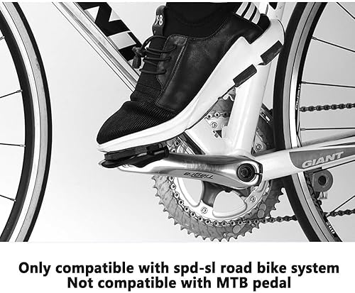 Miniatura 3 de Thinvik Pedal de carretera sin clipless convertido a adaptadores de pedal de plataforma universal para sistema Shimano SPD-SL