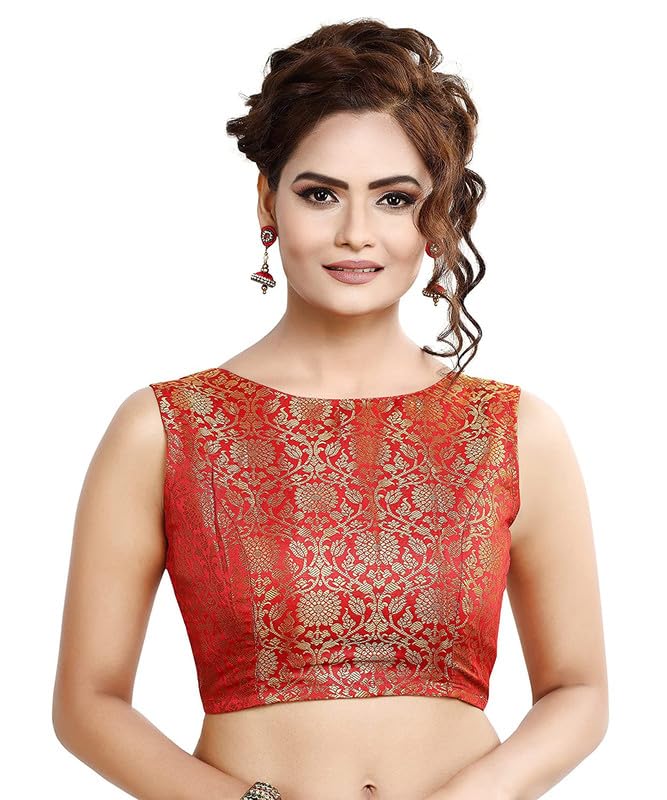 Chemisier Bollywood rouge pour mariage et soirées indiennes