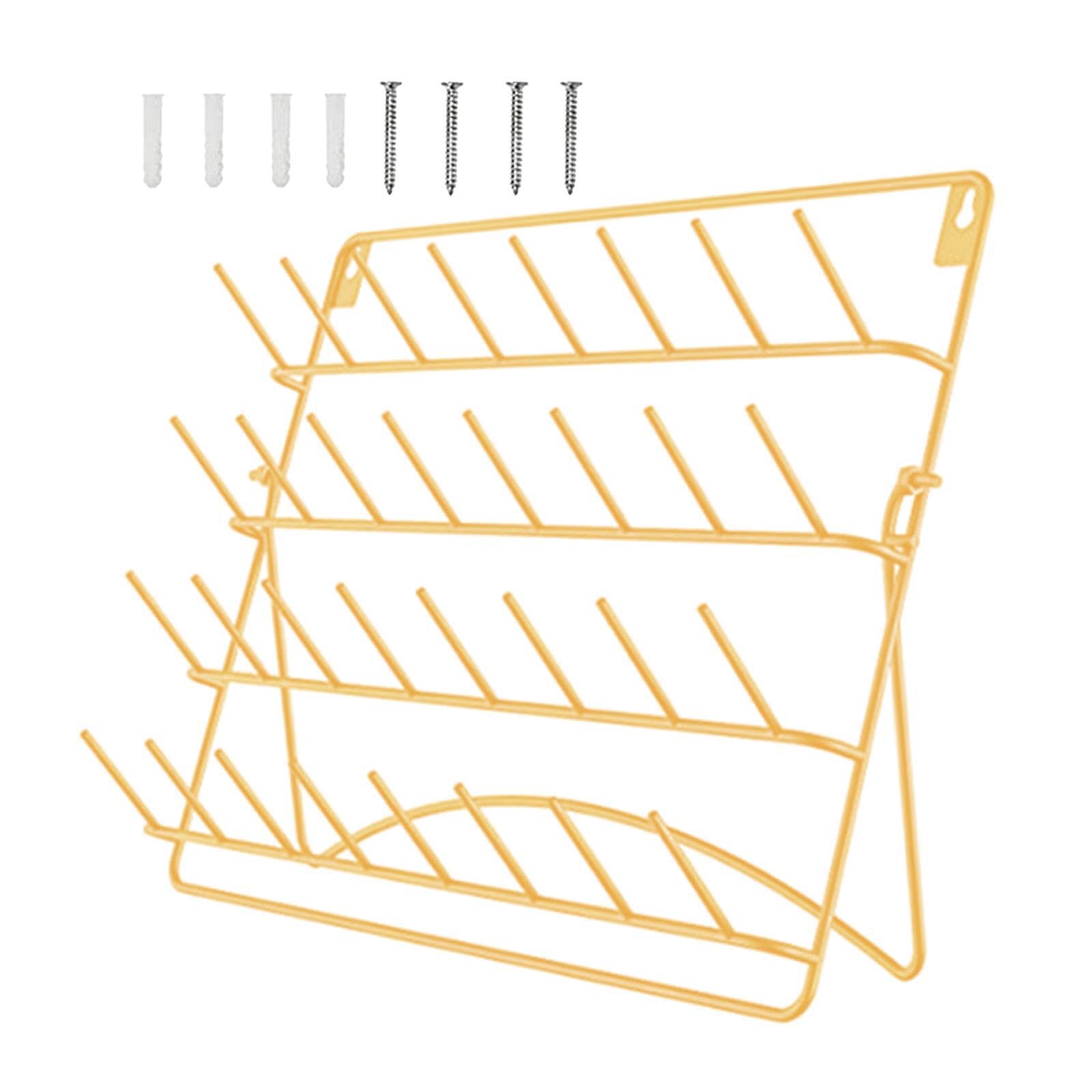 QIXCXAZ Innovative Quilting Cross Stitch Display Cones Thread Shelf Provides Organization Making Crafting Delightful Thread Holder Wall Mount Stand for Large Spools