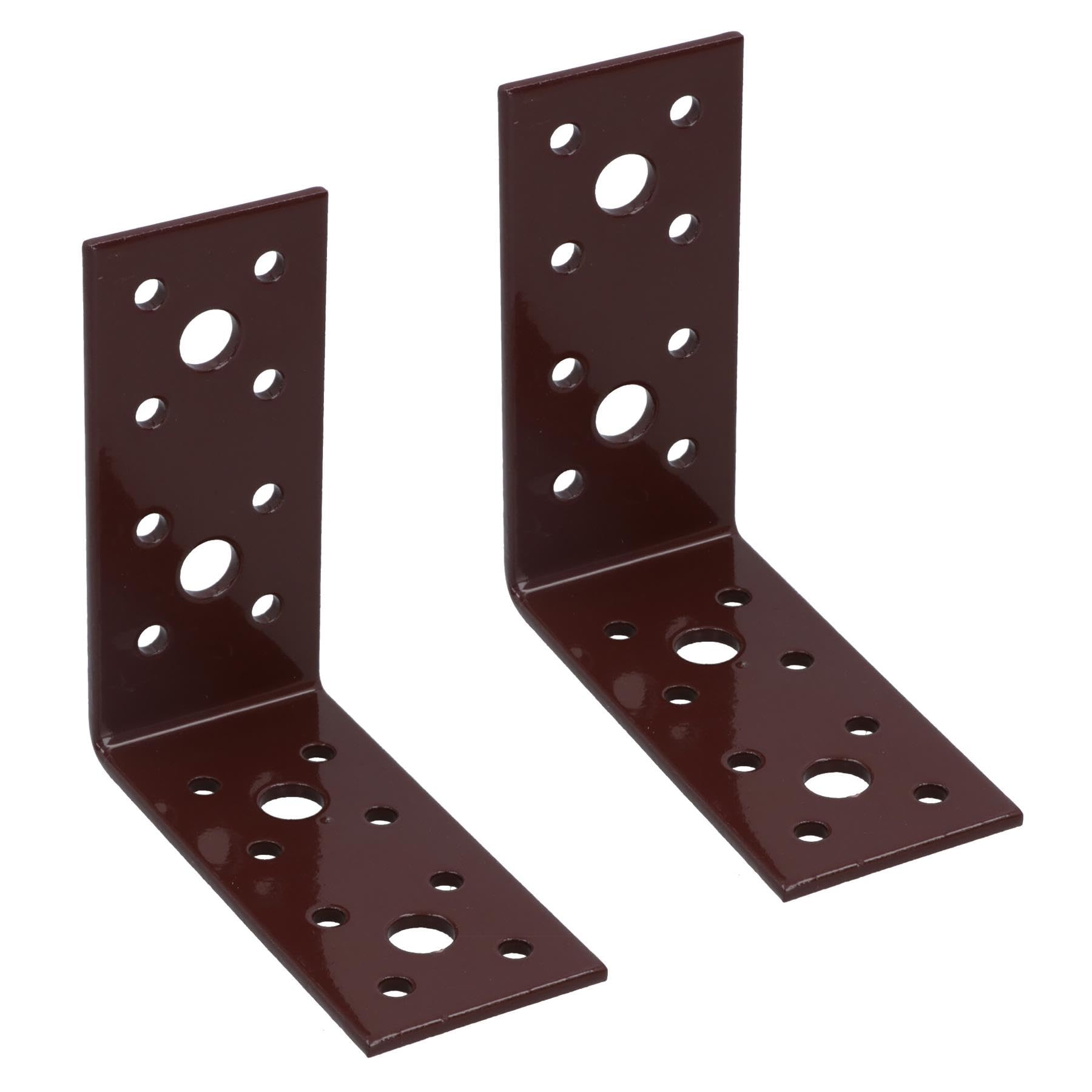 Angle Corner Bracket L-Shape Brace Fastener Plate 90mm x 90mm x 40mm 2PK