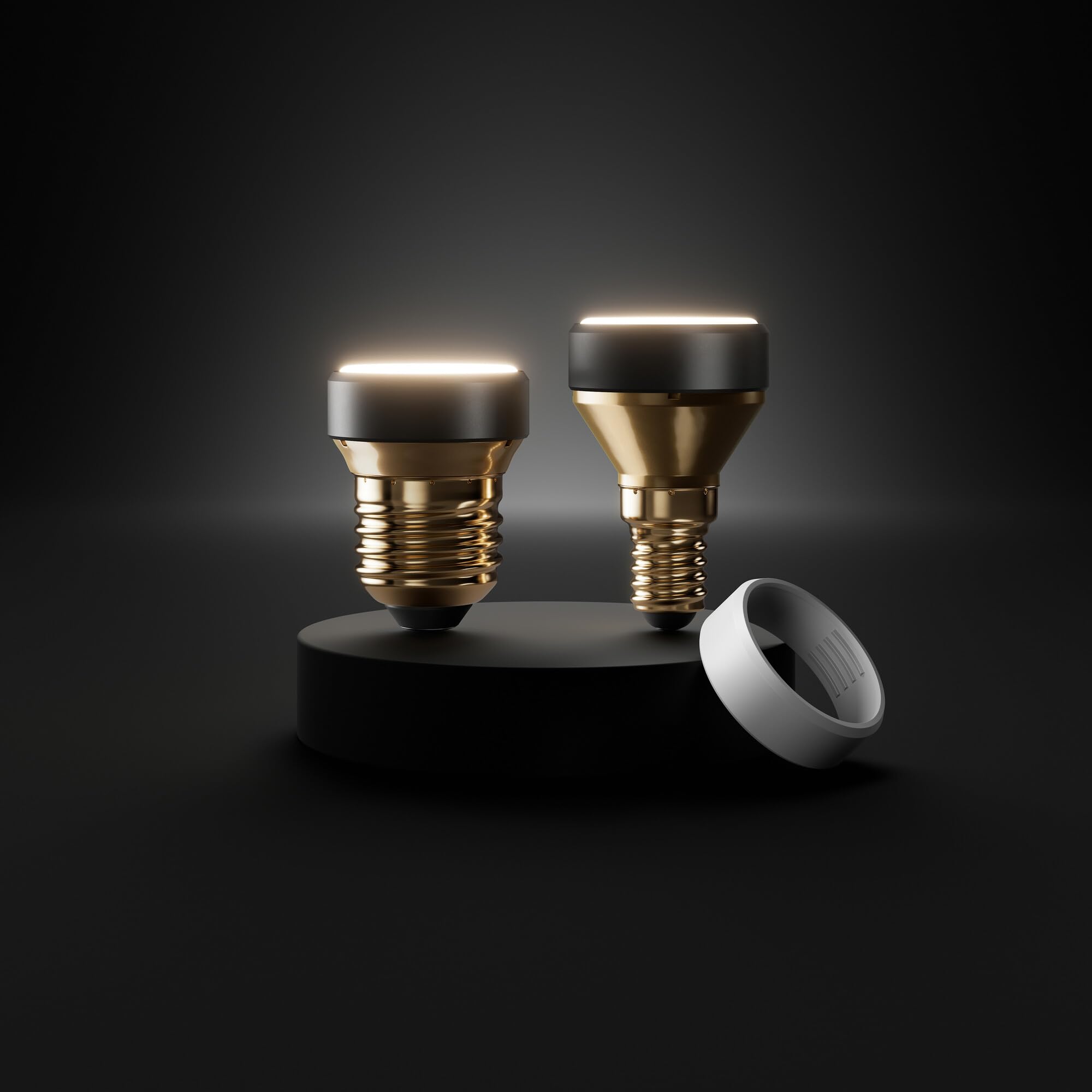 Osram Flat Lamp, ultra-kompakte und flache LED Lampe mit E27 Sockel, ersetzt herkömmliche 26W Glühbirnen, warmweiß (2700K), sparsam mit 3.5W Verbrauch, 3-stufig dimmbar per Wandschalter, 6er-Pack