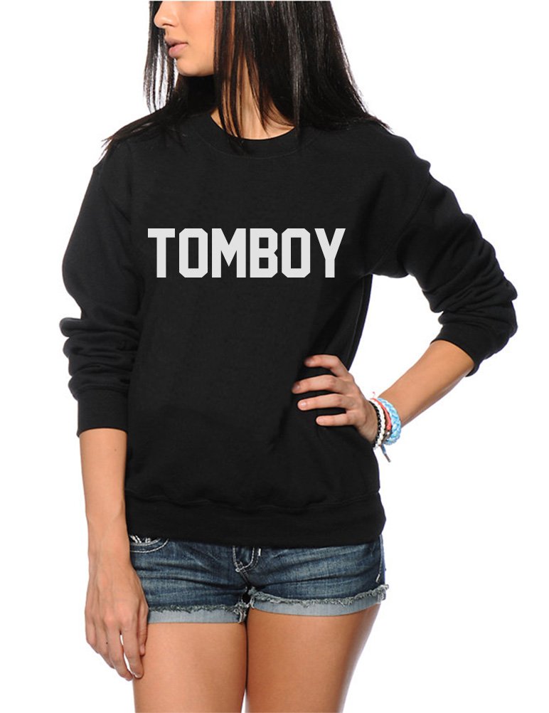 Hotscamp Women's Black Hot Scamp Tomboy Sweatshirt - 9-11 Years