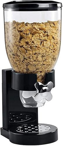 Miniatura 1 de Dispensador triple de cereales clásico para alimentos secos, dispensador de alimentos secos, contenedor de almacenamiento de control, ideal para