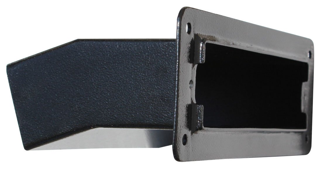 Qualarc LSF-LS10CHA Liberty Aluminum Adjustable Mail Chute Letter Slot Suitable for 4" to 6" Walls and Doors