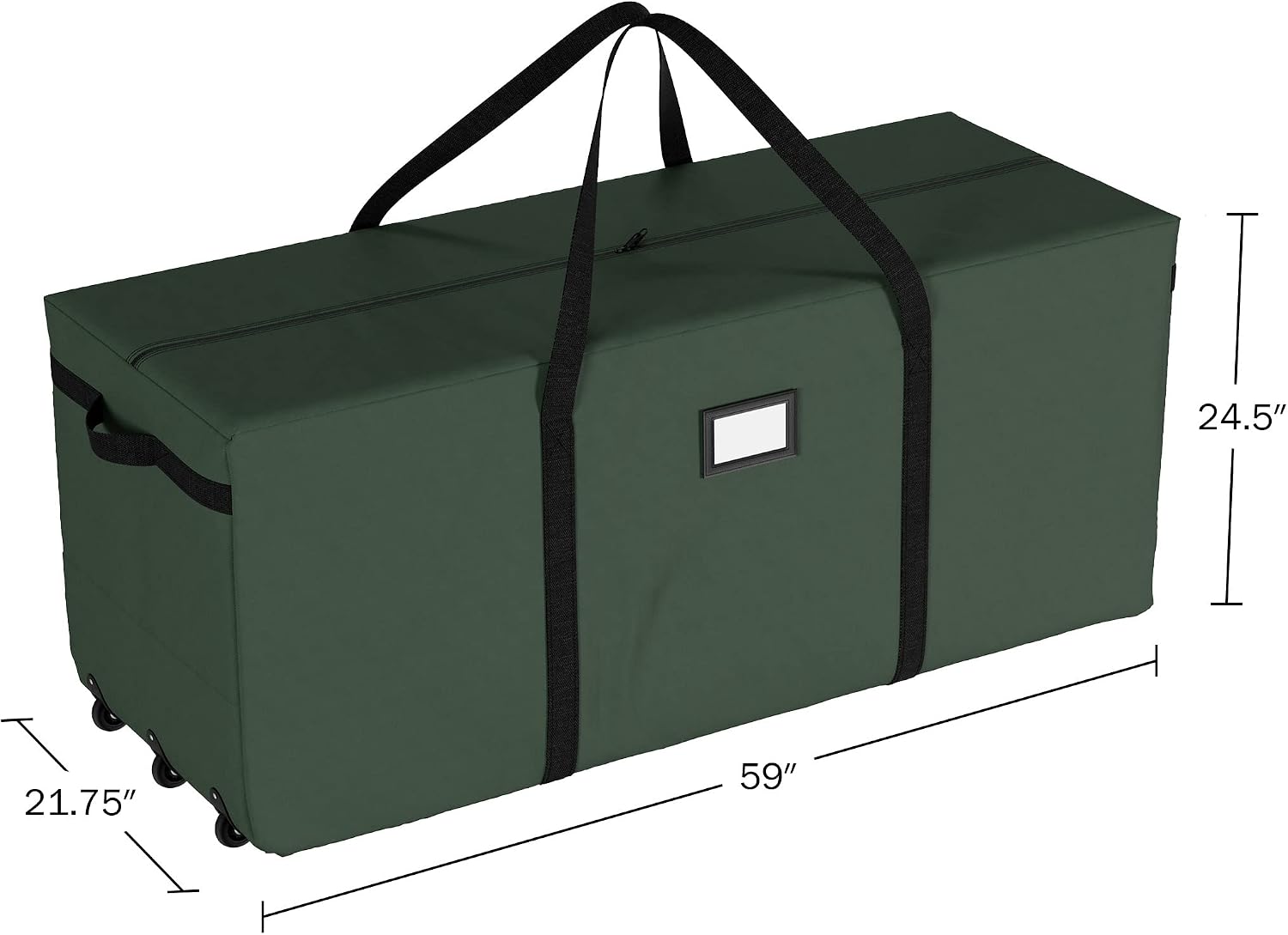 Elf Stor Rolling Duffle Christmas Tree Storage Bag - Green