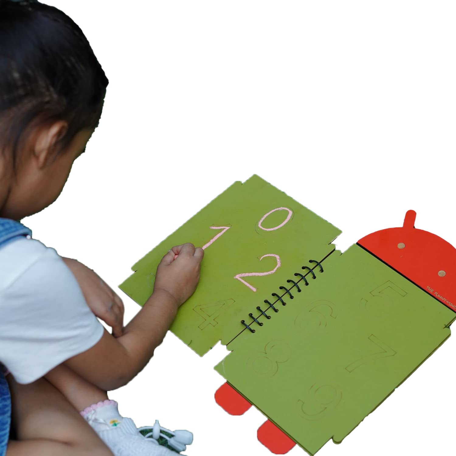 Funny Mind Hut Wooden Alphabet Book - Trace & Learn! -7 Funny Mind Hut Wooden Alphabet Book - Trace & Learn! -7
