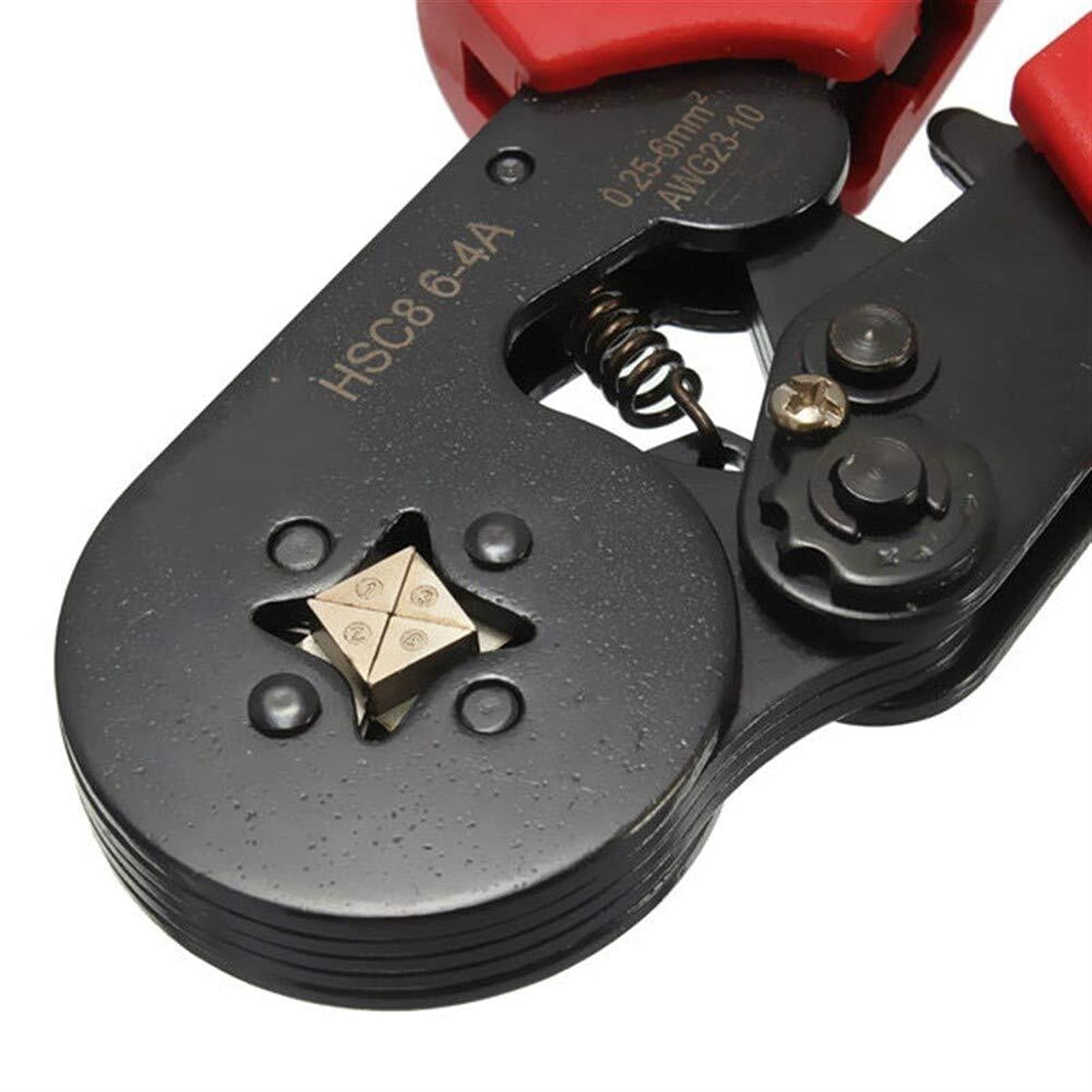Pinza spelafili ， HSC8 6-4A AWG23-10 Pinza spelafili autoregolante Pinza crimpatrice a cricchetto Pinza crimpatrice Pinza