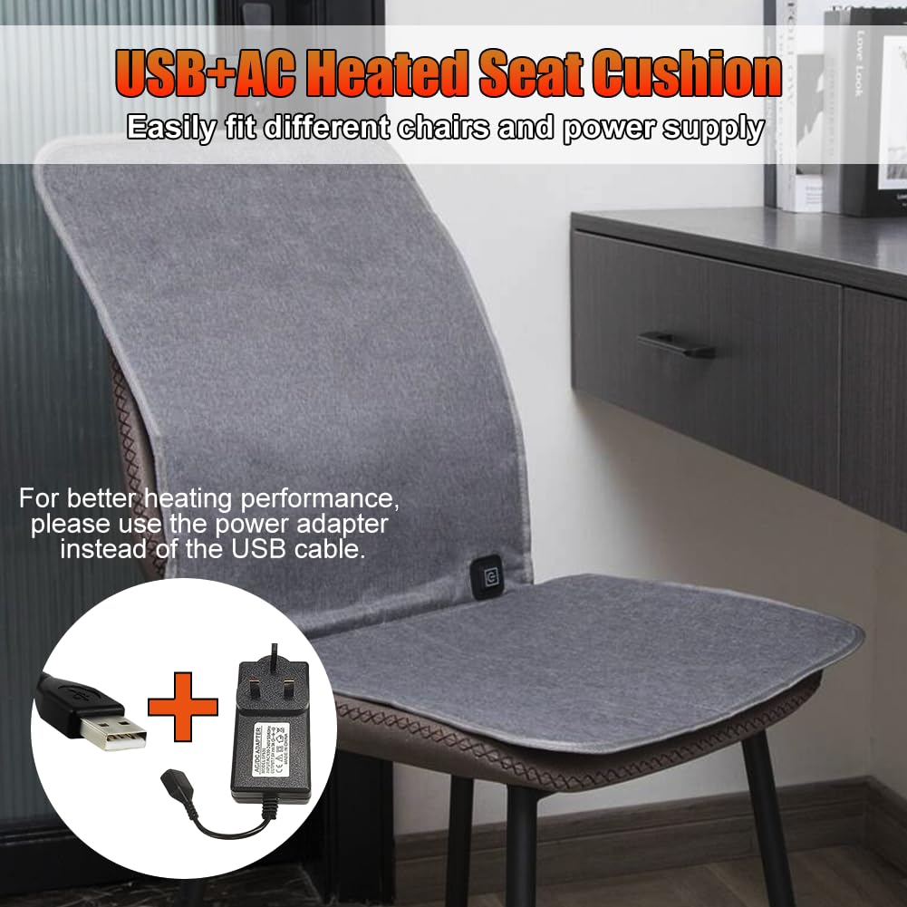 Cuscino Riscaldante USB 10W | Scaldamani Velluto Cristallo | Lavabile