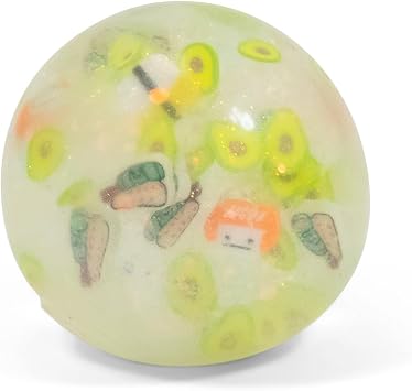 Tobar FAST FOOD DIDDY Stress Squish Ball Toy - 3 pack