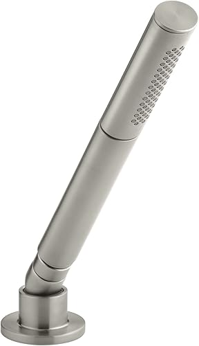 KOHLER 45415-A-BN Shift - Ducha de mano multifunción de 2 vías con mango metálico, 2.0 GPM, níquel cepillado vibrante, 9.00 x 1.13 x 0.94 pulgadas