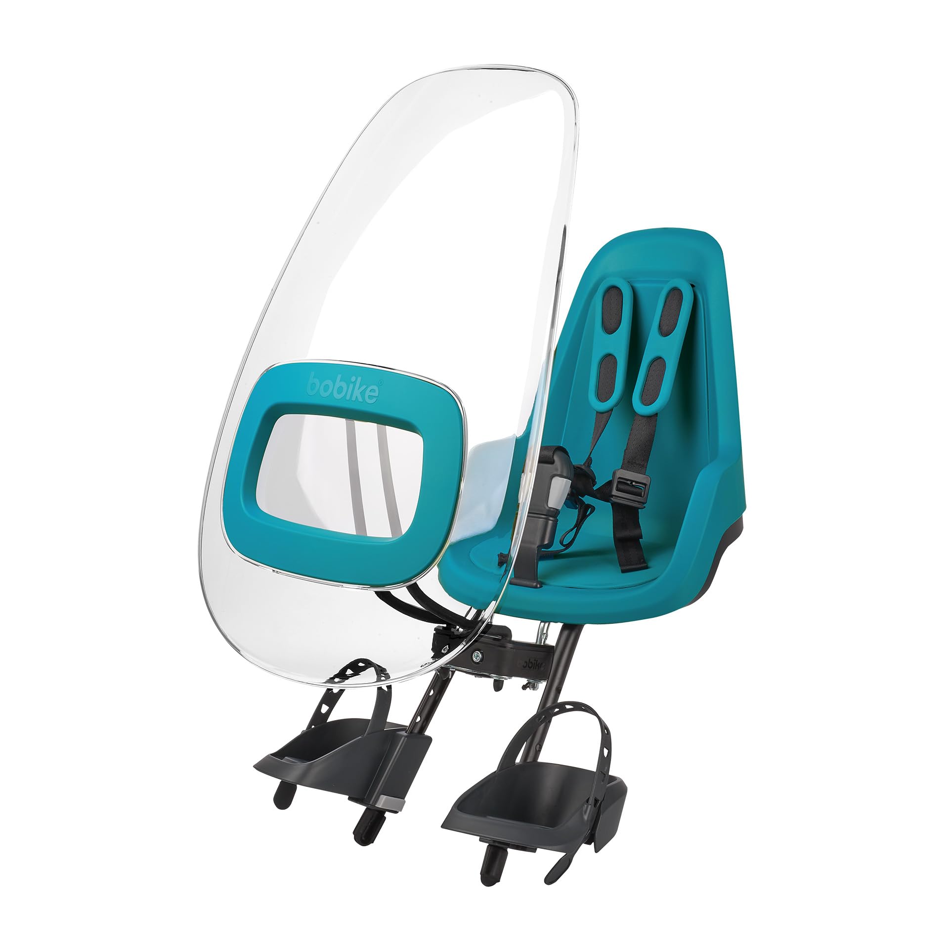 Parabrezza Bobike ONE+ Per Seggiolino Bici - Colore Blu Bahama, Policarbonato, Compatibile Con ONE MINI - Foto 4