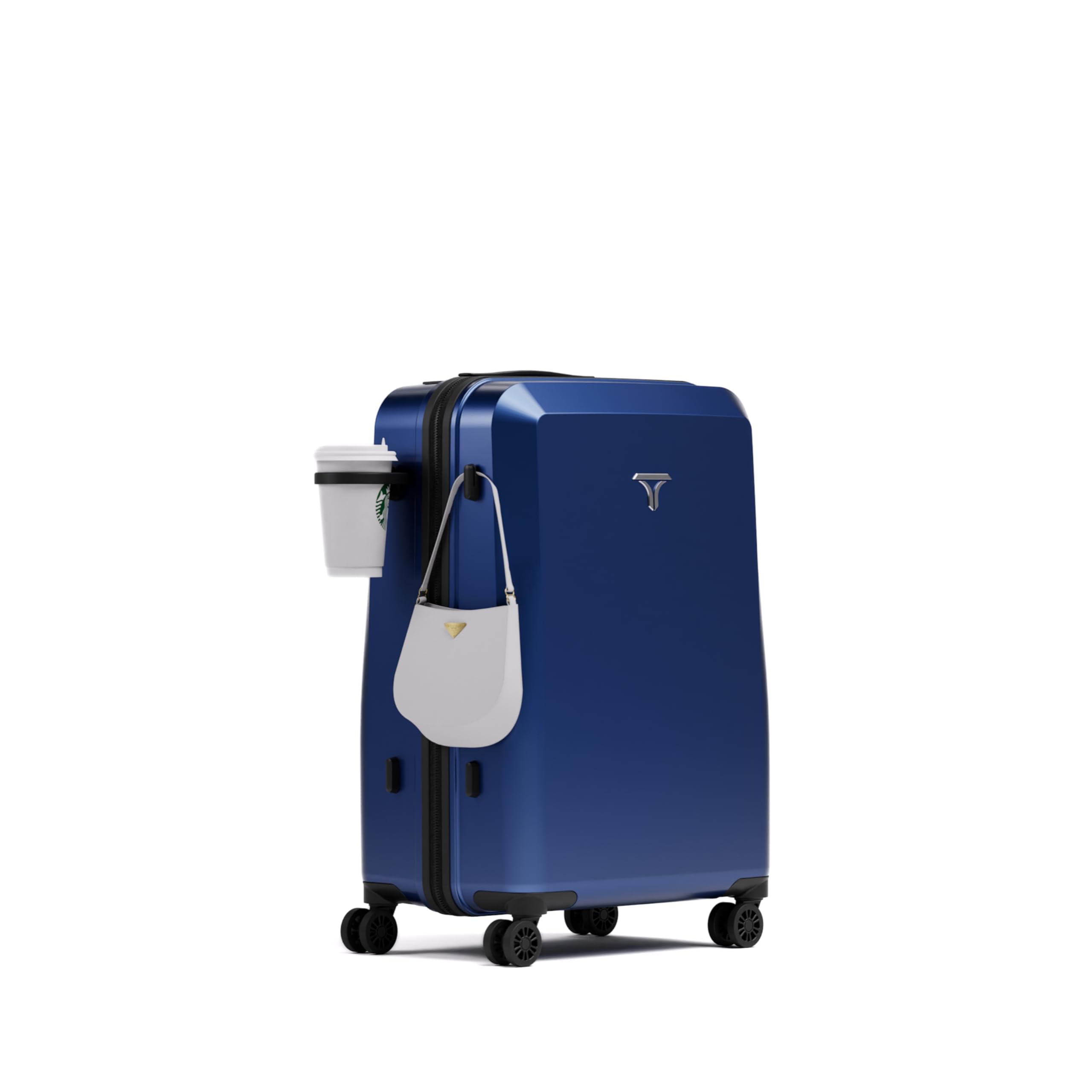 tramora Check-in Medium (65cm) Trolley Bag, Combination Lock, Cup Holder, 8 Smooth Wheels, ABS Hooks, Polycarbonate Hard-Shell (Check-in Medium, Indigo)-picture-43