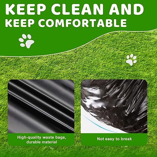 Image of Dog Poop Trash Can Outside, 20L /5Gallon Pedal and Removable Inner Waste Bin, Outdoor Dog Poop Trash Can with 100 Bags, Pet Waste Container for Garden, Black