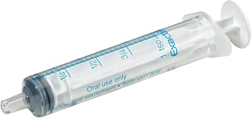 ExactaMed Oral Syringe 1 ml Non Luer Tip, case of 100, made by Baxa