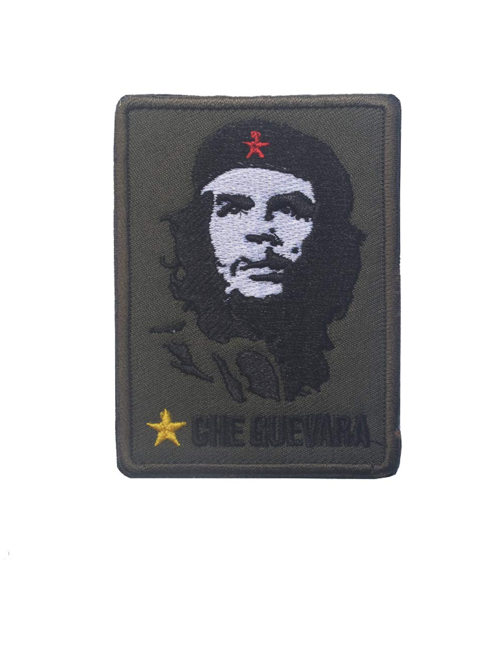 AliPlus Che Guevara Patch Tactical Morale Military Patch Embroidery Patch Hook and Loop for Backpacks Caps Hats Jackets(02)