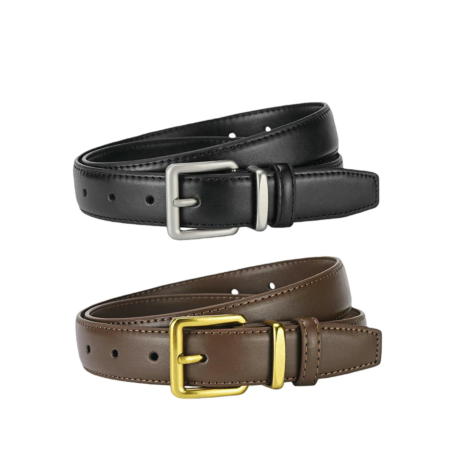 Damen Taillengürtel Pin Schnalle Weiche Frauen Gürtel Trendy Match Rock Breitbein Hosen Modische Kleidung Zubehör