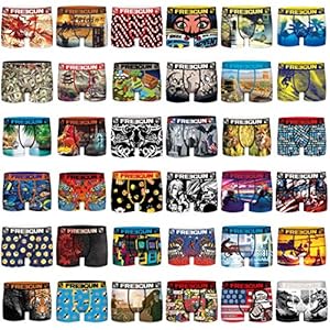 Pack Surprise de Boxers Homme en Maille Aérée, Freegun