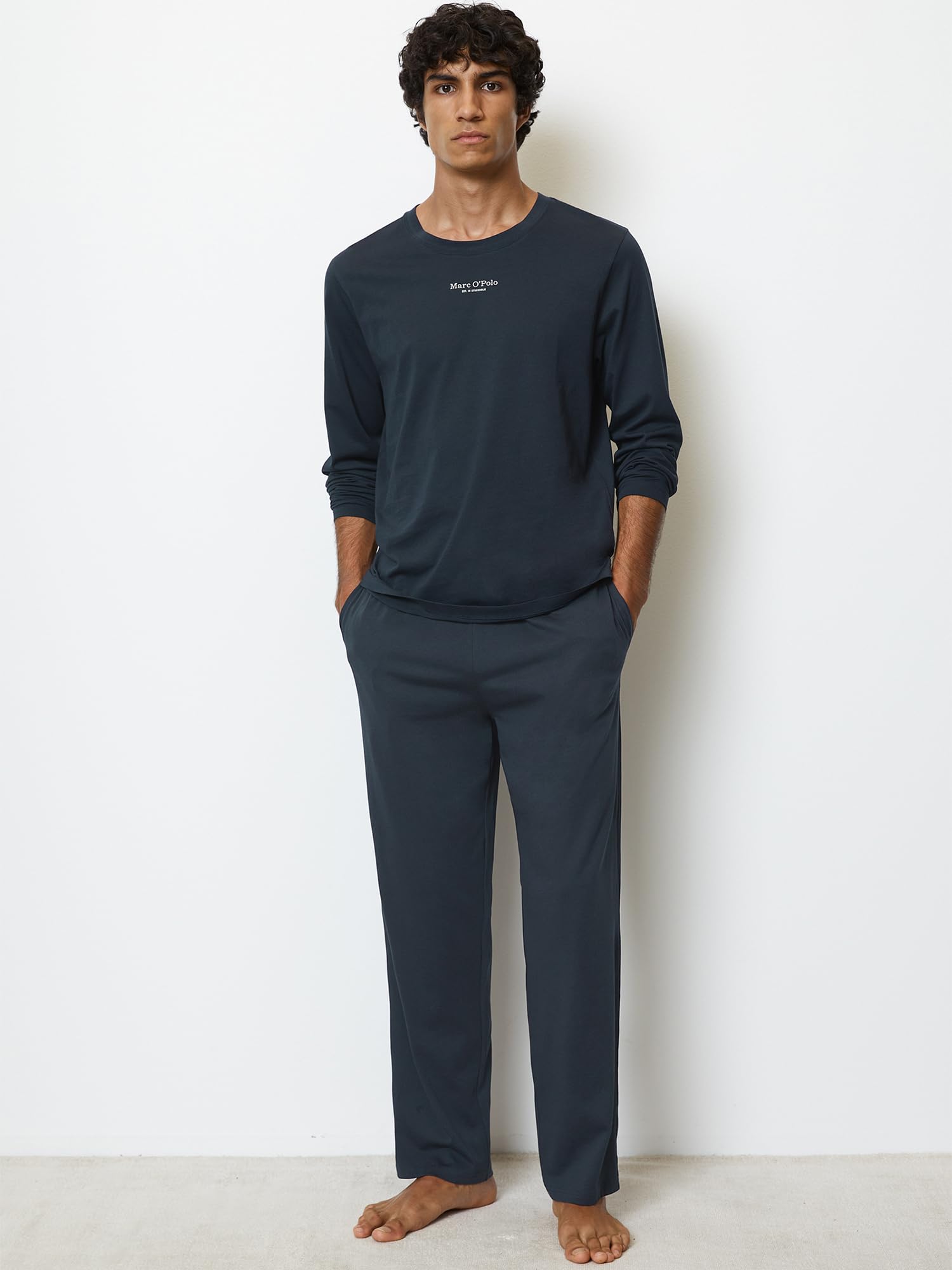 Marc O'Polo Mix&Match Round Neck Ls Haut de Pyjama Homme