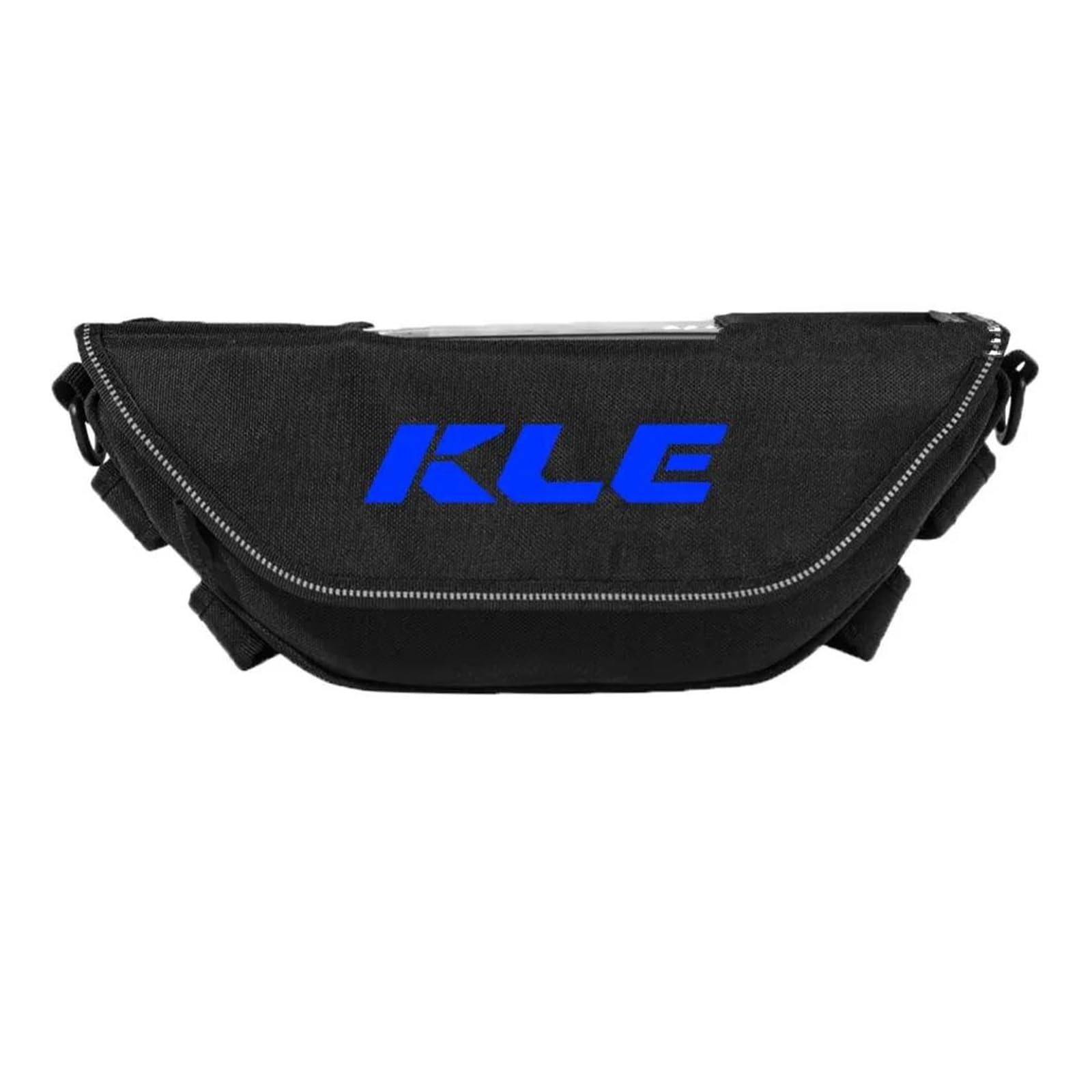 Torby na kierownicę motocykla Dla KLE 500 Kle Kle500(Black3-with logo)