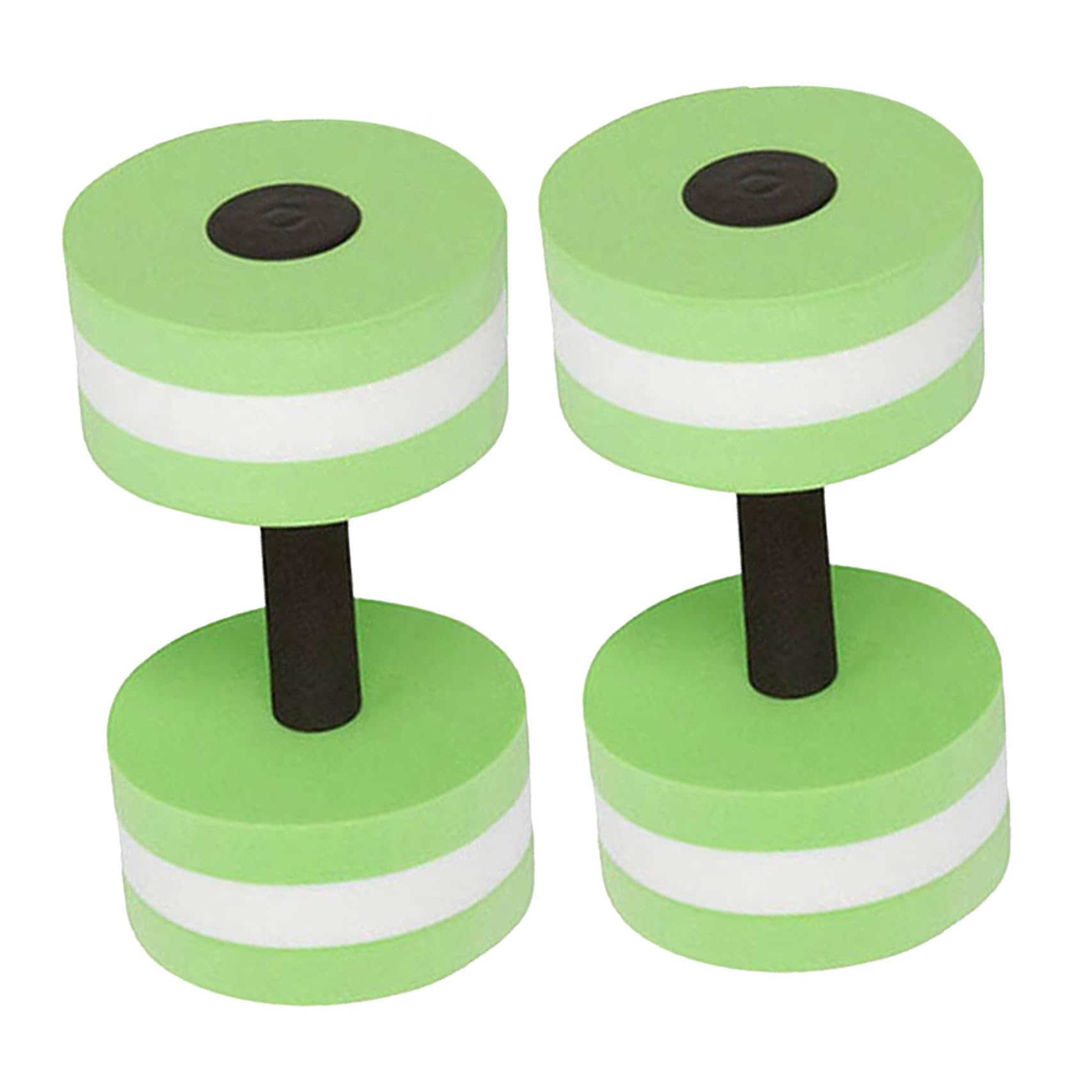 ibasenice Haltères pour 2 Eva en Aquatiques Vert Piscine Pièces | Aquagym et Exercices en Eau, Faible Absorption, Lot de 2, Format Compact