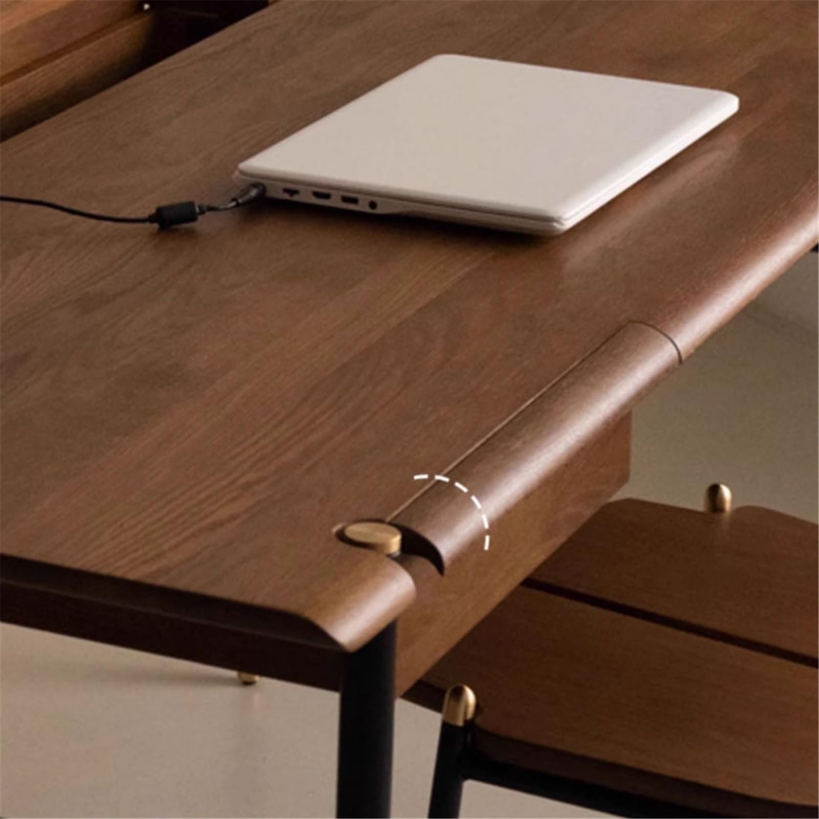 Computertische 65-Zoll-Home-Office-Schreibtisch mit Schubladen for Schreiben, Lernen und Spielen – Stabiler geräumiger Arbeitsplatz for PC Laptop Schreibtisch Studieren