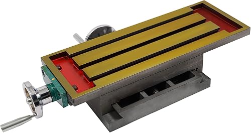 Tavolo a croce 270 mm (X-Route) 125 mm (Y-Route), tavolo per coordinate, posizionamento preciso, tavolo da lavoro multifunzione, adatto per tutti i tipi di trapani e fresatrici - 8