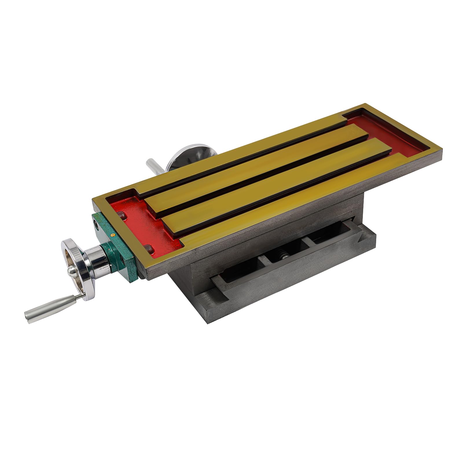 Trapano da banco da 570 x 360 mm, tavolo a croce per trapano a colonna | Tavolo da lavoro multifunzionale, corsa X 270 mm Y 125 mm, compatibile con trapano, fresatrice e smerigliatrice